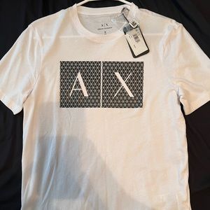 White Armani Exchange shirt small